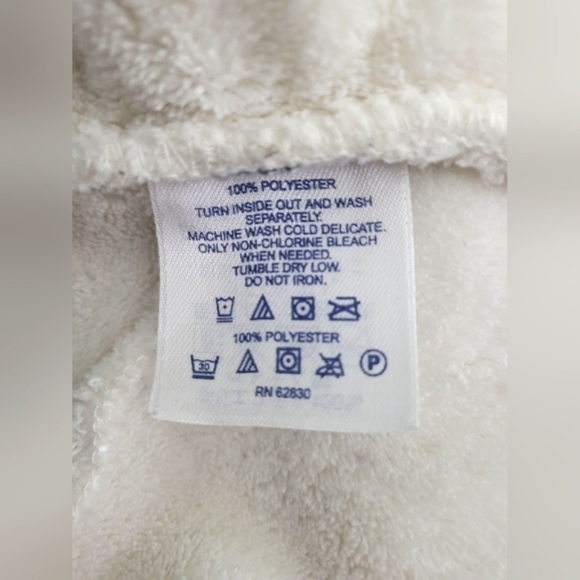 LANDS END Fleece JACKET Women's Size Small (6-8) - Picture 6 of 8